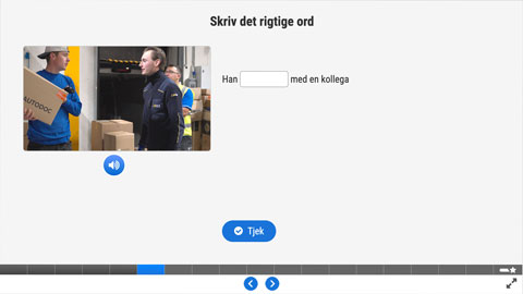 Screenshot af siden med opgave 2