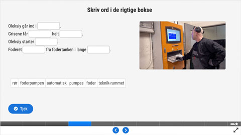 Screenshot af siden med Opgave 3